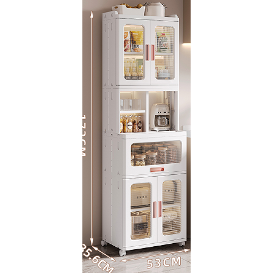 خزانة مطبخ بالحجم الكبير بابواب ودفات h-3