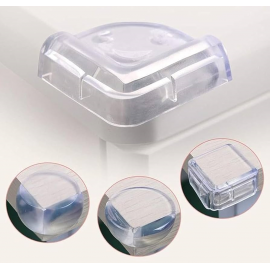 قطع حماية لزوايا الطاولات لحماية الأطفال مكونة من 4 قطع