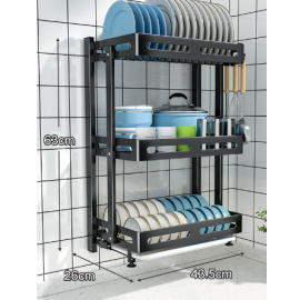 رف معدني للاطباق يمكن طويه c-229
