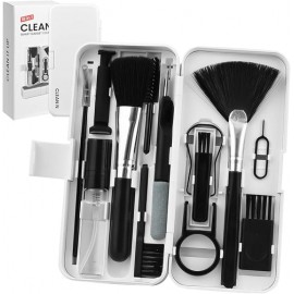 مجموعة ادوات تنظيف الهاتف مكونة من 19 قطعة مع ستاند للهاتف