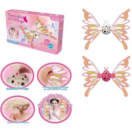 فراشة ملونة مع اضائة للأطفال