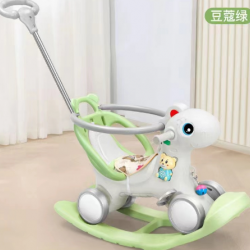 دراجة أطفال يمكن تحويلها لكرسي هزاز مع عجلات 3*1 على شكل غزال 681