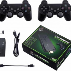 جهاز اتاري لا سلكي متطور يحتوي على اكثر من 10000 لعبة كلاسيكية بوضوح عالي جداً 4K جهاز اتاري لا سلكي متطور يحتوي على اكثر من 10000 لعبة كلاسيكية بوضوح عالي جداً 4K