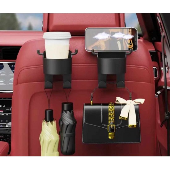 حامل كاسات مكون من قطعتين متعدد الاستخدام