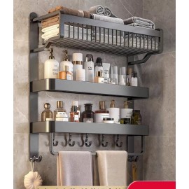 طقم رفوف حمام ملكي ستانلس ستيل ضد الصدأ جودة عالية جدا