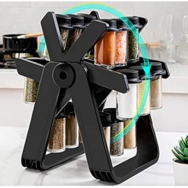 طقم بهارات دوار مكون من 18 علبة 