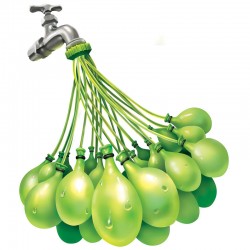 لعبة البالونات المائية الرائعة تحتوي على 111 بالون