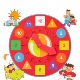 لعبة تعلم الوقت والعد على شكل ساعة مع عداد موديل 459-4 لعبة تعلم الوقت والعد على شكل ساعة مع عداد موديل 459-4