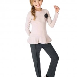 طقم بناتي مكون من بلوزة وبنطلون من عمر 6 سنوات حتى 10 سنوات طقم بناتي مكون من بلوزة وبنطلون من عمر 6 سنوات حتى 10 سنوات