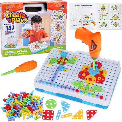 لعبة التشكيل باستخدام الدريل