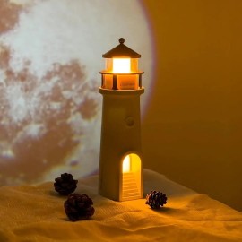 منارة القمر الحقيقي مع اضائة ملفتة