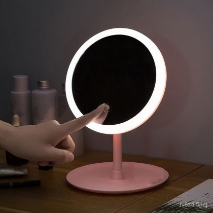 مرآة المكياج الرائعة بإضاءة Led وبدوران 360 درجة