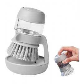 فرشاة تنظيف الجلي والمجلى مع مكان لوضع الصابون