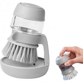 فرشاة تنظيف الجلي والمجلى مع مكان لوضع الصابون