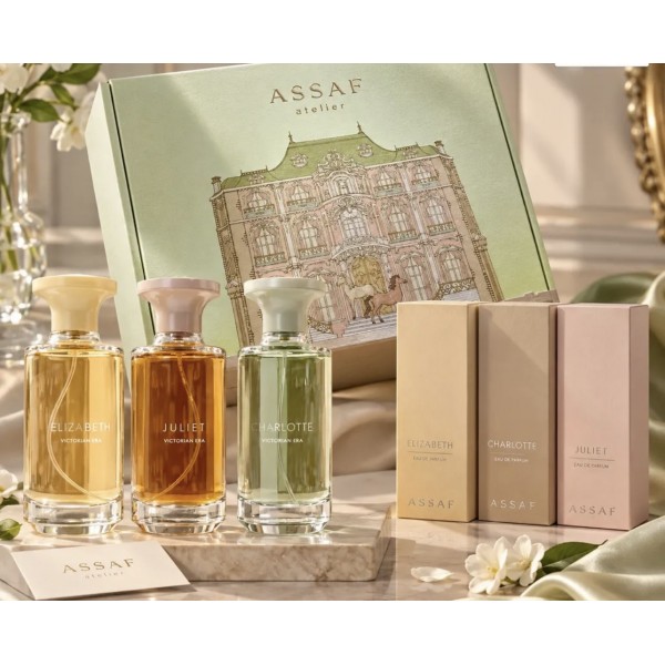 المجموعة الفيكتورية (Victorian Collection) للعطور النسائية من علامة عساف (ASSAF) المجموعة الفيكتورية (Victorian Collection) للعطور النسائية من علامة عساف (ASSAF)