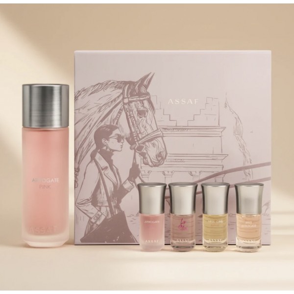 مجموعة عطر أروجيت بينك (Arrogate Pink Collection) من علامة عساف (Assaf) للعطور.