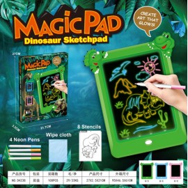 لوح رسم سحري مضيئ 3D شكل ديناصور