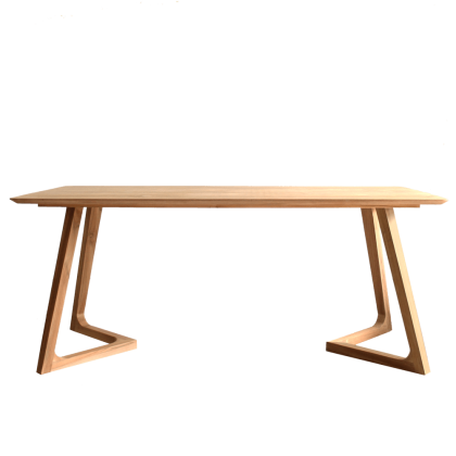 طاولة مصنوعة من الخشب باللون الخشبي cd-146