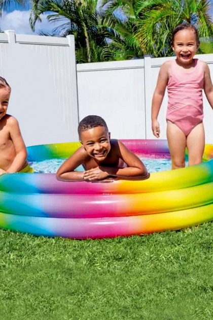 بركة سباحة ملونة للاطفال ماركة INTEX