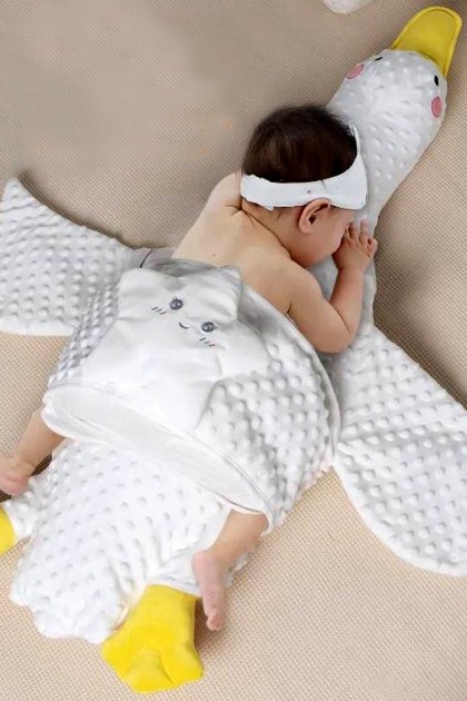 دمية أطفال للنوم على شكل اوزة 