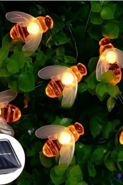 اضاءة رمضانية على شكل نحلة تعمل على الطاقة الشمسية