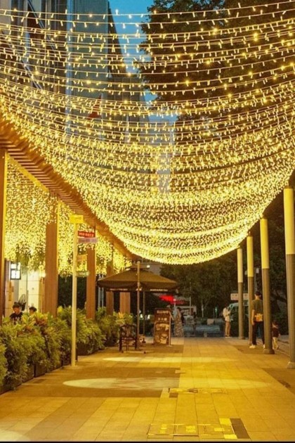 شلال اضاءة رمضاني بالحجم الكبير 3*6 متر