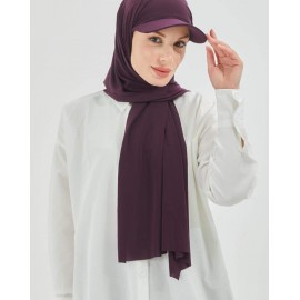 شال مع طاقية (قطعة وحدة)