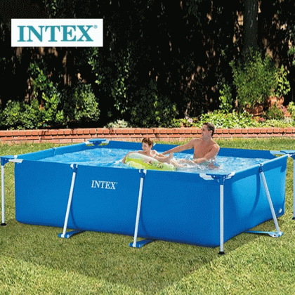 بركة سباحة مستطيلة حجم كبير ماركة INTEX 