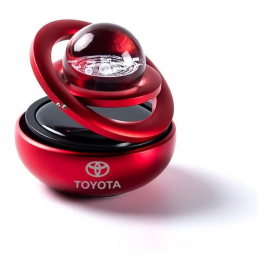 قطعة  على شكل حلقة مزدوجة راقصة مع شعار للسيارة