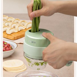 مفرمة خضار مع قطاعة 2*1 تعمل بواسطة الشحن مفرمة خضار مع قطاعة 2*1 تعمل بواسطة الشحن