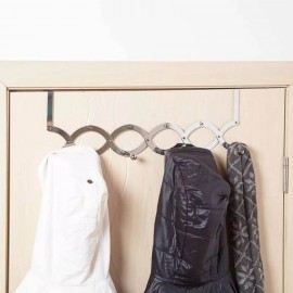 علاقة ملابس ستانلس تعلق على الباب سهلة الطي علاقة ملابس ستانلس تعلق على الباب سهلة الطي