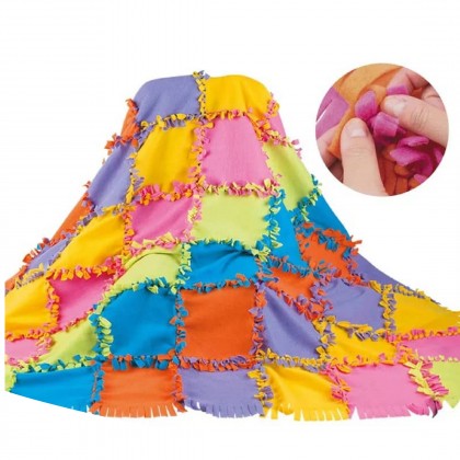 لعبة تركيب البطانية الملونة التعليمية للاطفال  Knot a blanket