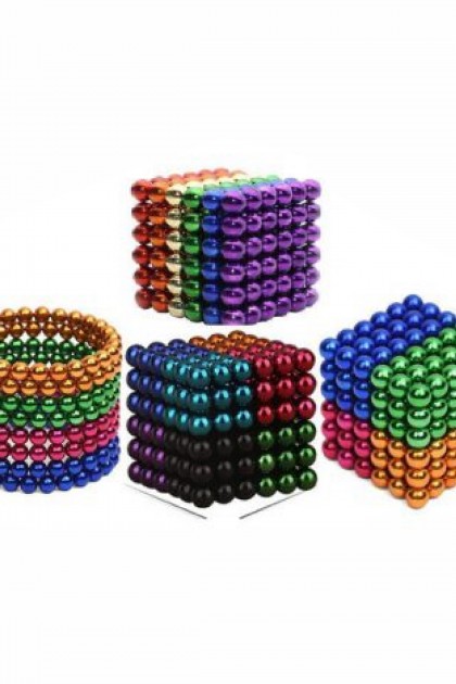 لعبة الكرات المغناطيسية متعددة الألوان 216 قطعة