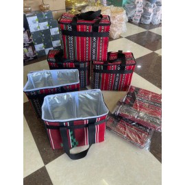 شنطة رحل سهلة الطي من الداخل قصدير لحفظ الحرارة والبرودة