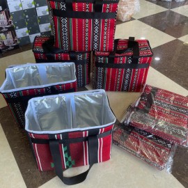 شنطة رحل سهلة الطي من الداخل قصدير لحفظ الحرارة والبرودة شنطة رحل سهلة الطي من الداخل قصدير لحفظ الحرارة والبرودة