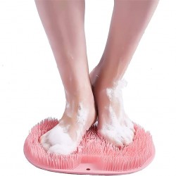 ليفة سيليكون للاستحمام يمكن الصاقها بالحائط او بالارض 