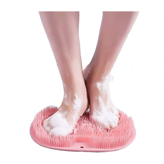 ليفة سيليكون للاستحمام يمكن الصاقها بالحائط او بالارض 