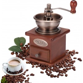 مطحنة قهوة خشبية  كلاسيكية يدوية 