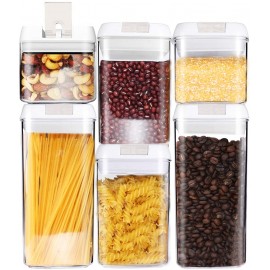 طقم لحفظ الاطعمة مكون من 6 قطع محكم الإغلاق