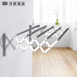 منشر غسيل عصري يتم تثبيته على الحائط لاستغلال المساحات بعرض 100 سم 