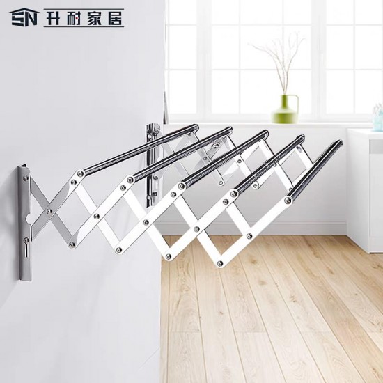 منشر غسيل عصري يتم تثبيته على الحائط لاستغلال المساحات بعرض 100 سم 