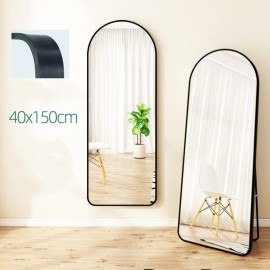 مرآة طولية بشكل منحنى مع ستاند  مرآة طولية بشكل منحنى مع ستاند