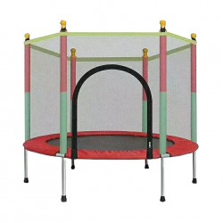 ترامبولين لعب للاطفال مع شبك حماية