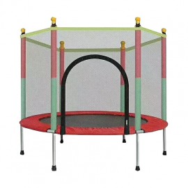 ترامبولين لعب للاطفال مع شبك حماية