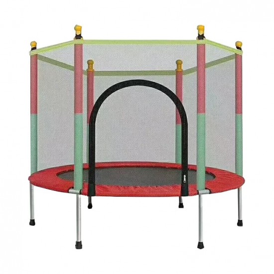 ترامبولين لعب للاطفال مع شبك حماية