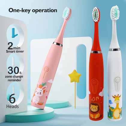 فرشاة أسنان كهربائية للأطفال باشكال كرتونية 