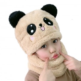 طاقية شتوية للاطفال على شكل دب  طاقية شتوية للاطفال على شكل دب