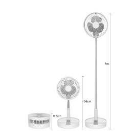 مروحة تعمل على الشحن وسهلة الطوي والتحكم بارتفاعها مروحة تعمل على الشحن وسهلة الطوي والتحكم بارتفاعها