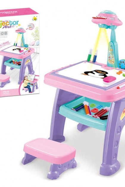 بروجكتر رسم للأطفال و طاولة تعليمية 2*1 مع كرسي للاطفال بروجكتر رسم للأطفال و طاولة تعليمية 2*1 مع كرسي للاطفال