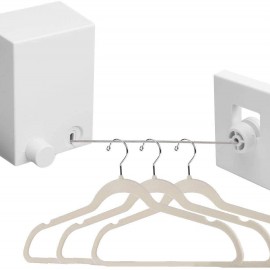 منشر حبل بجودة عالية يمكن تعليقه في عدة اماكن بطول 4 متر  منشر حبل بجودة عالية يمكن تعليقه في عدة اماكن بطول 4 متر